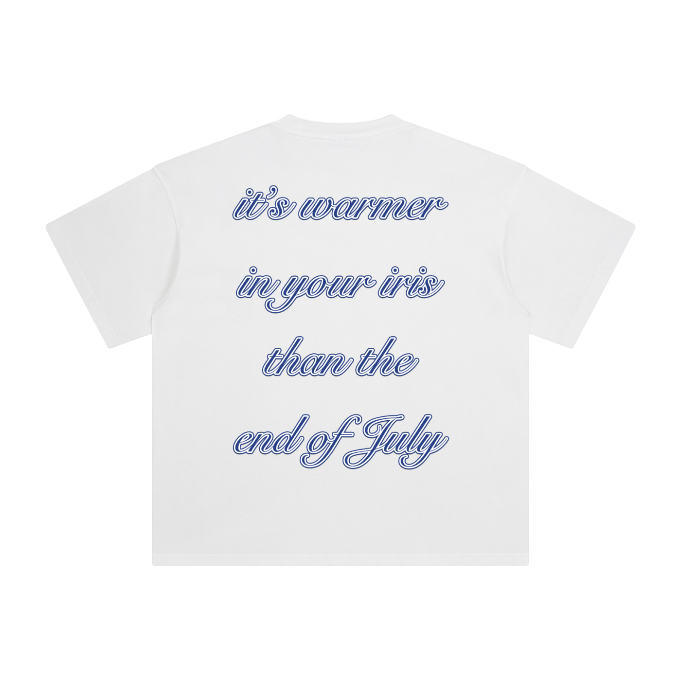 End Of July Tee - White