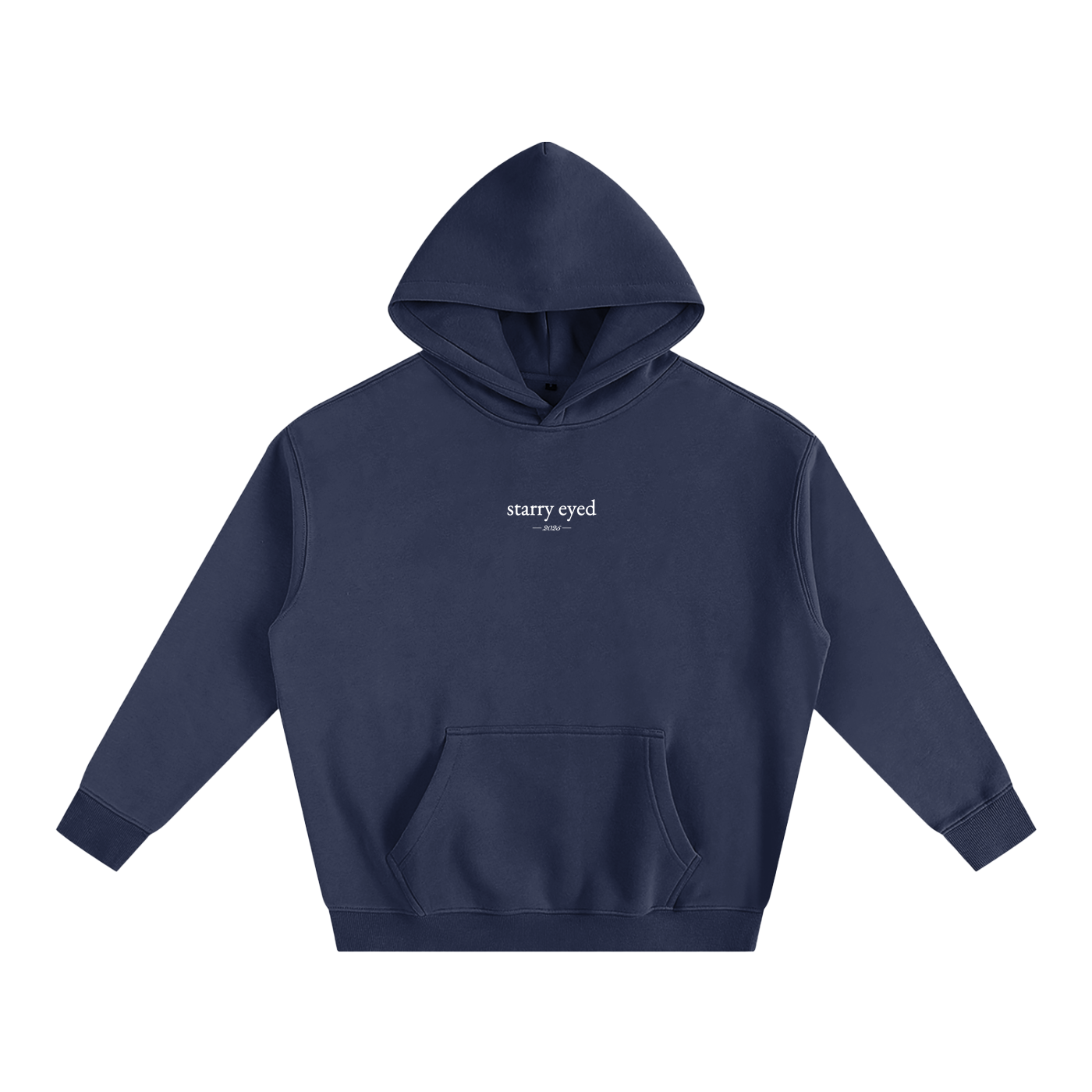 Starry Eyed Minimal Hoodie - Navy