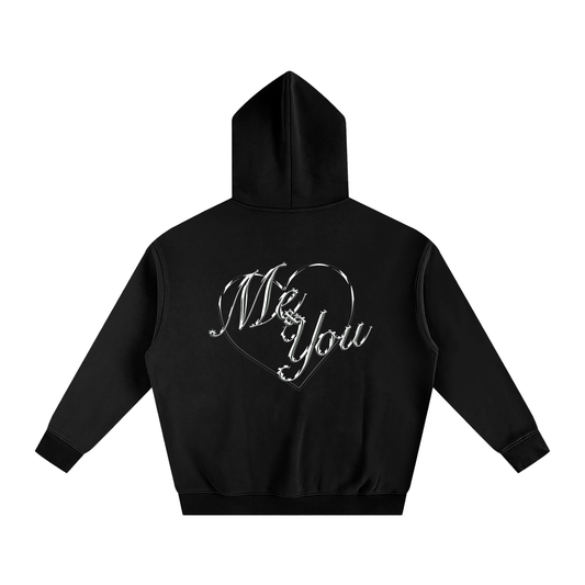 Me & You Hoodie - Black/White