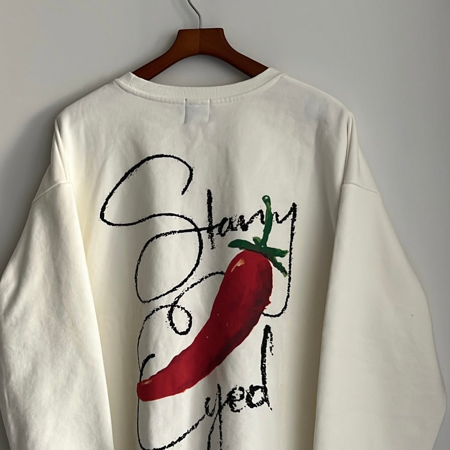 Pepper Crewneck - White