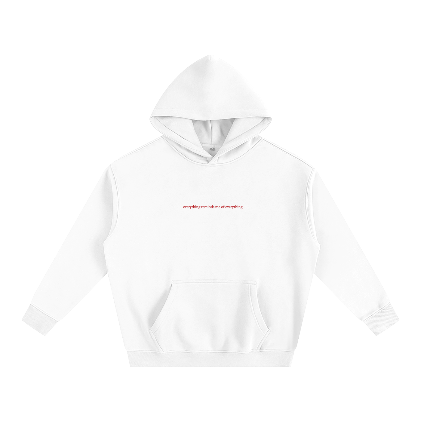Me & You Hoodie - White/Red