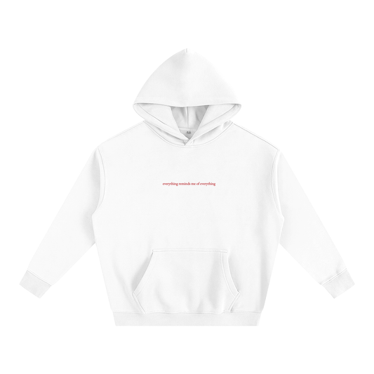 Me & You Hoodie - White/Red