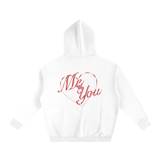 Me & You Hoodie - White/Red