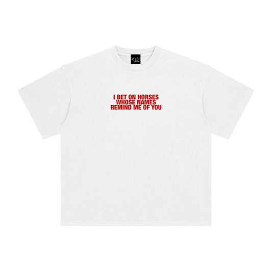 I Be On Horses Tee (front text)